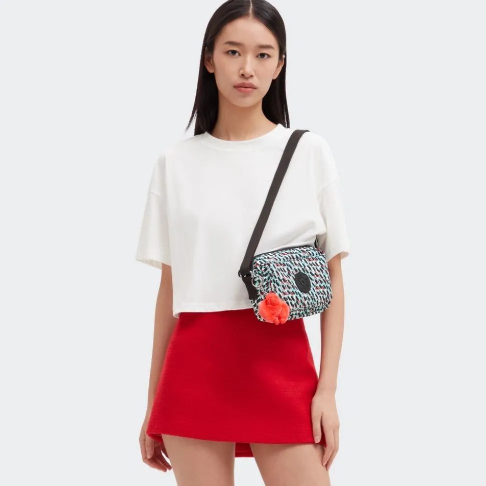 Borsa tracolla Kipling Abanu Abstract Print