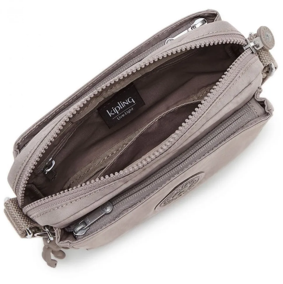 Borsa tracolla Kipling Abanu Grey Gris
