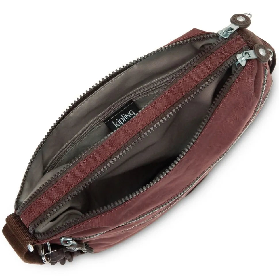 Borsa tracolla Kipling Alvar Mahogany