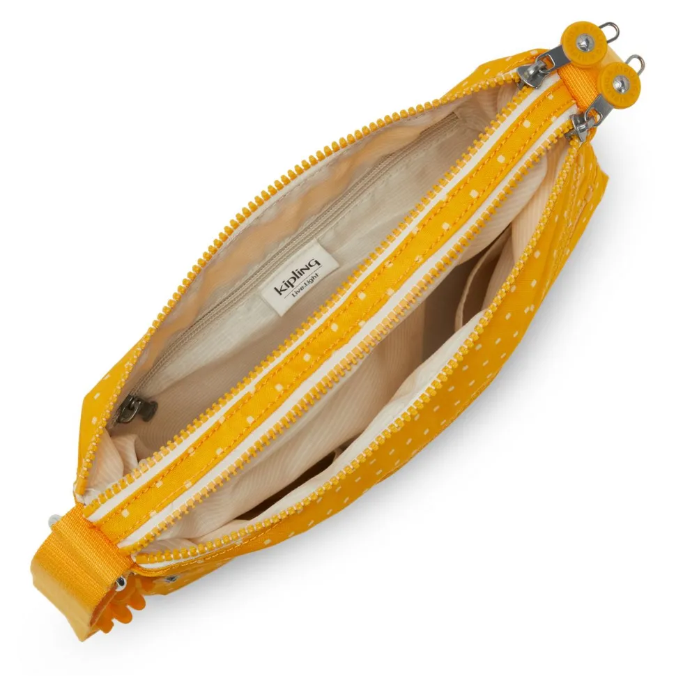 Borsa tracolla Kipling Alvar Soft Dot Yellow