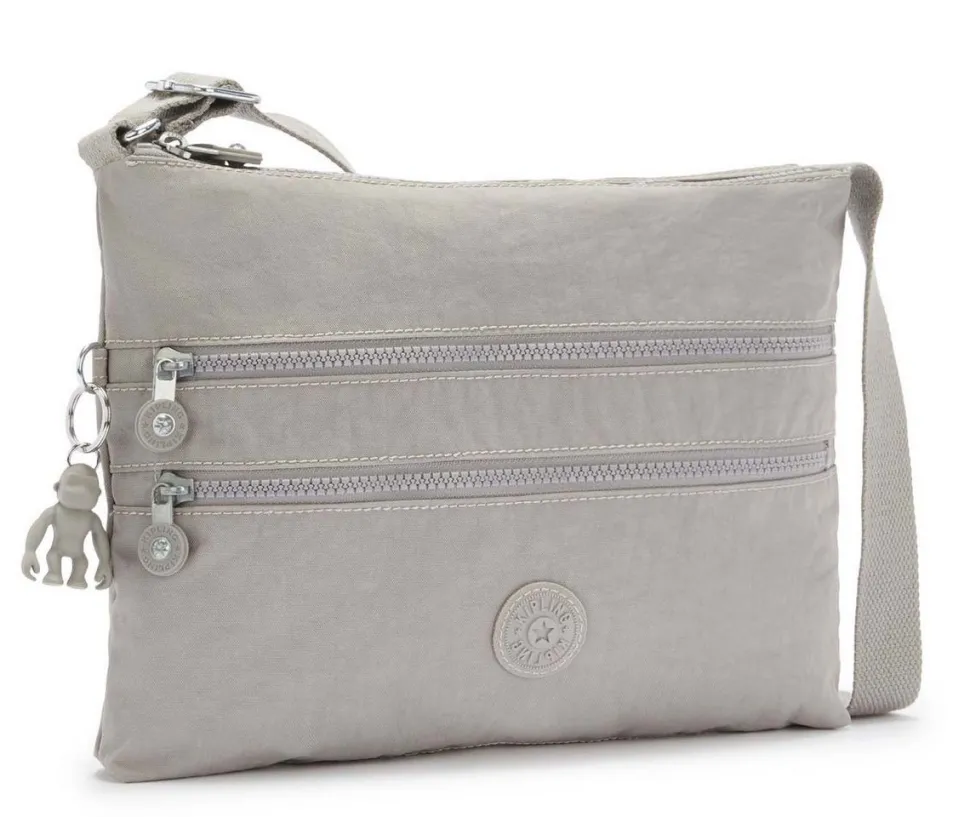 Borsa tracolla Kipling Alvar Grey Gris