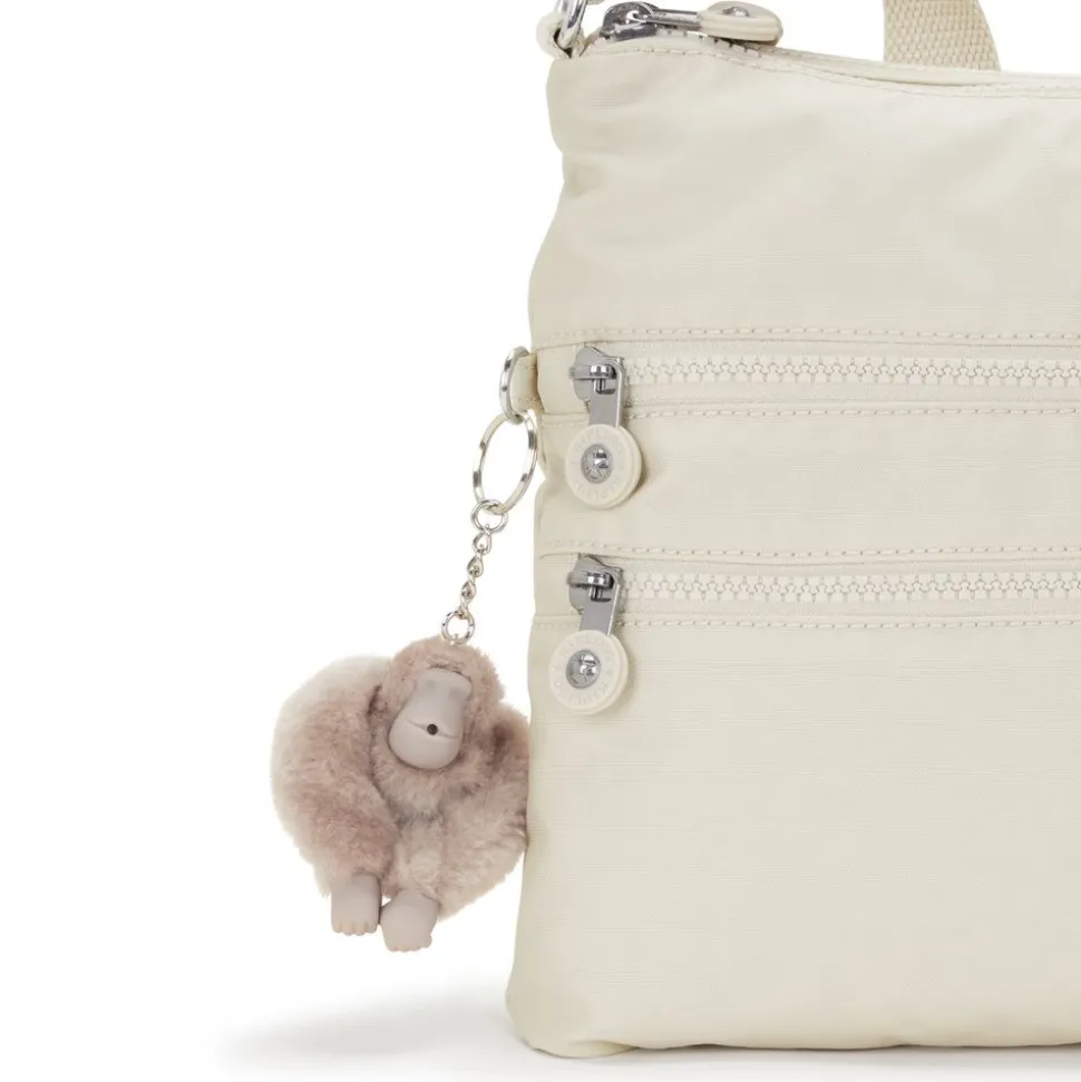 Borsa tracolla Kipling Alvar Beige Pearl