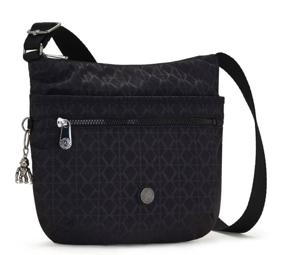 Borsa tracolla Kipling Arto Signature Blk Q