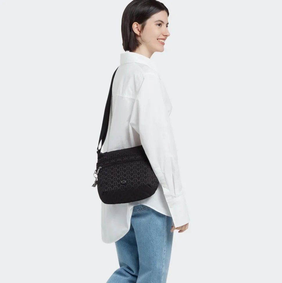 Borsa tracolla Kipling Arto Signature Blk Q