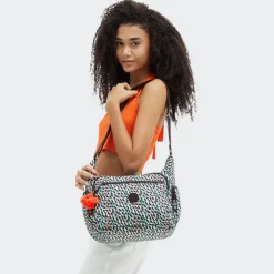 Borsa tracolla Kipling Gabbie Abstract Print