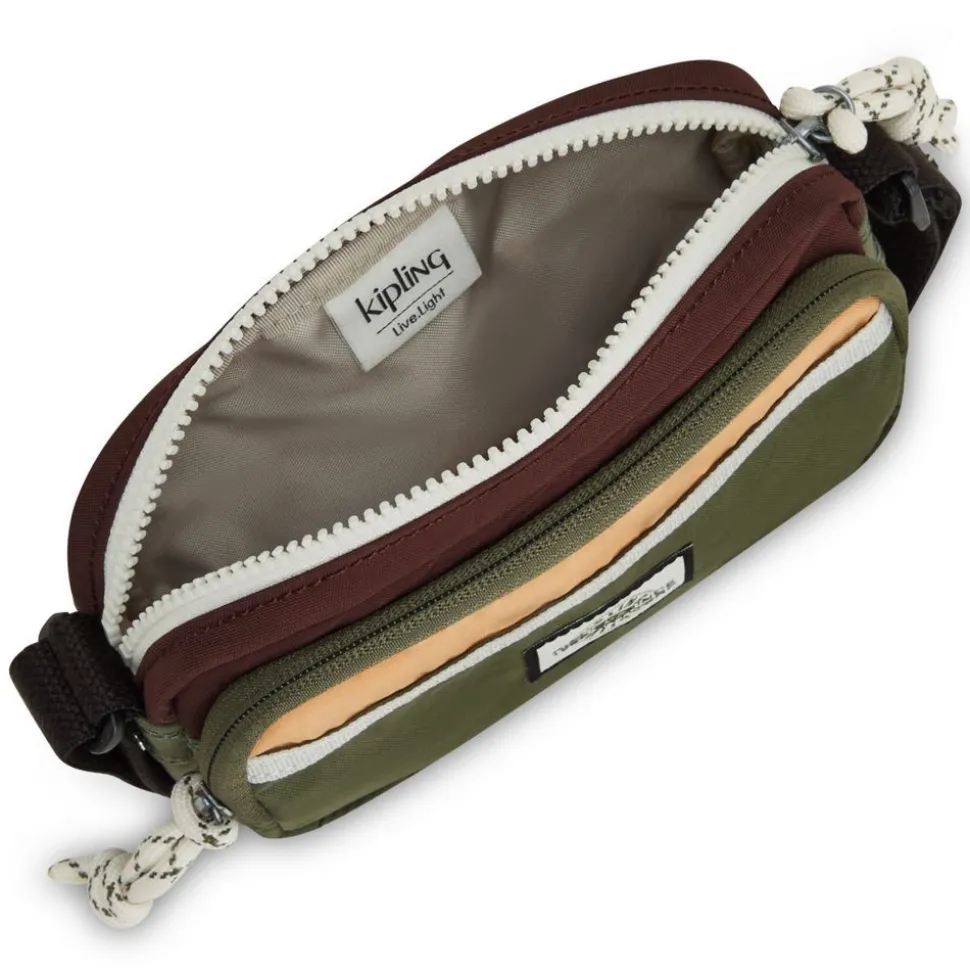 Borsa tracolla Kipling Sisko Valley Moss Bl