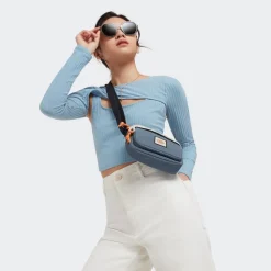 Borsa tracolla Kipling Sisko Valley Grey Bl