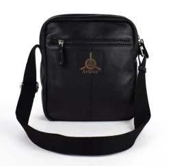Borsa tracolla uomo in pelle Avirex Mayday MDY06 Black