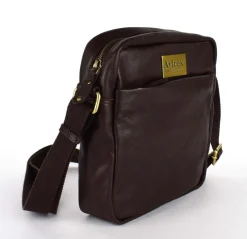 Borsa tracolla uomo in pelle Avirex Mayday MDY06 Brown