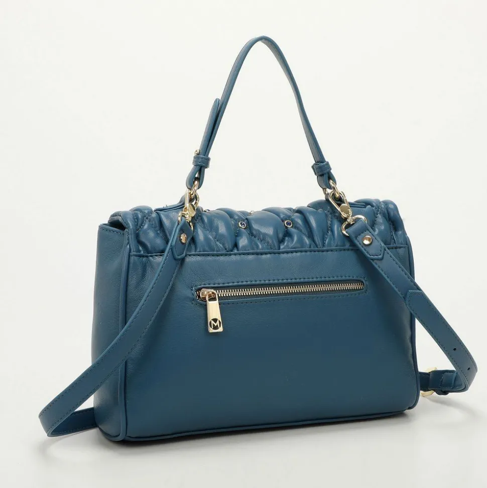 Borsa trapuntata con strass Mimì-Muà Ottanio