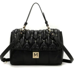 Borsa trapuntata con strass Mimì-Muà Nera