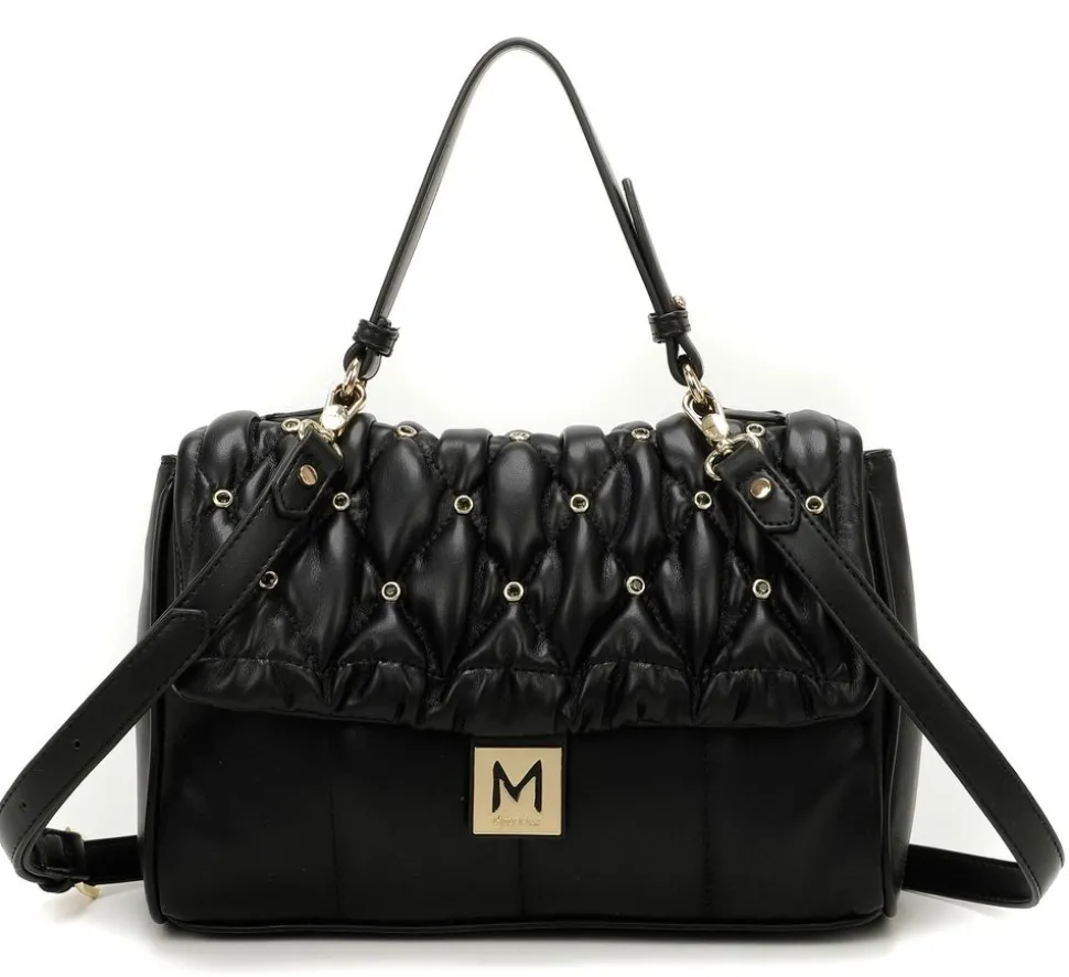 Borsa trapuntata con strass Mimì-Muà Nera