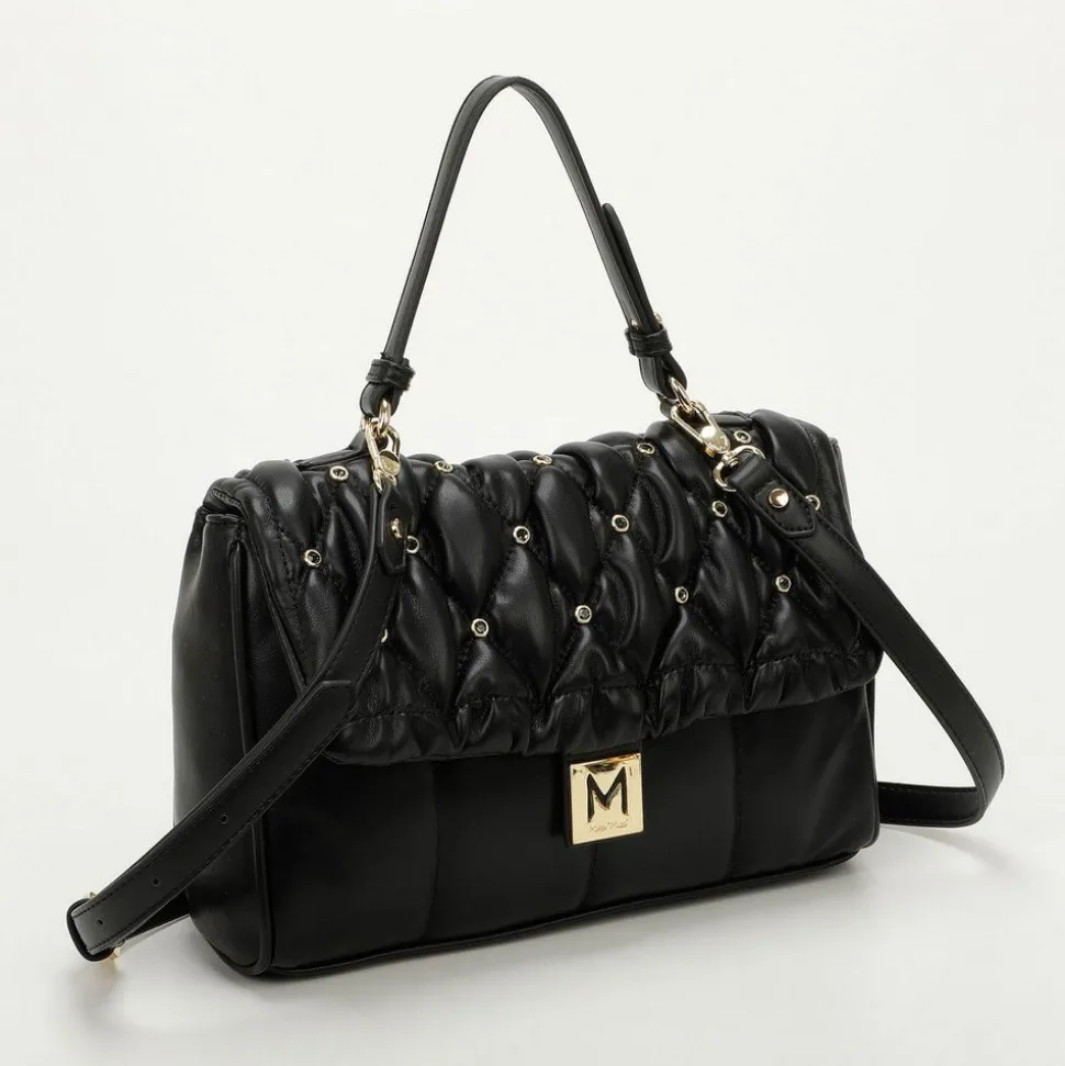 Borsa trapuntata con strass Mimì-Muà Nera