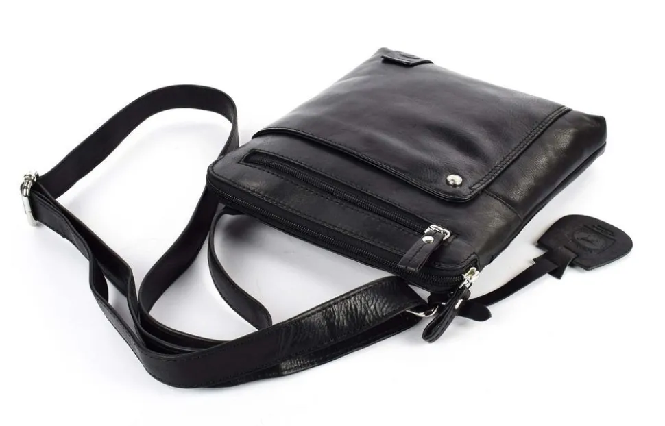 Borsa uomo Acciaio 8352 Nera