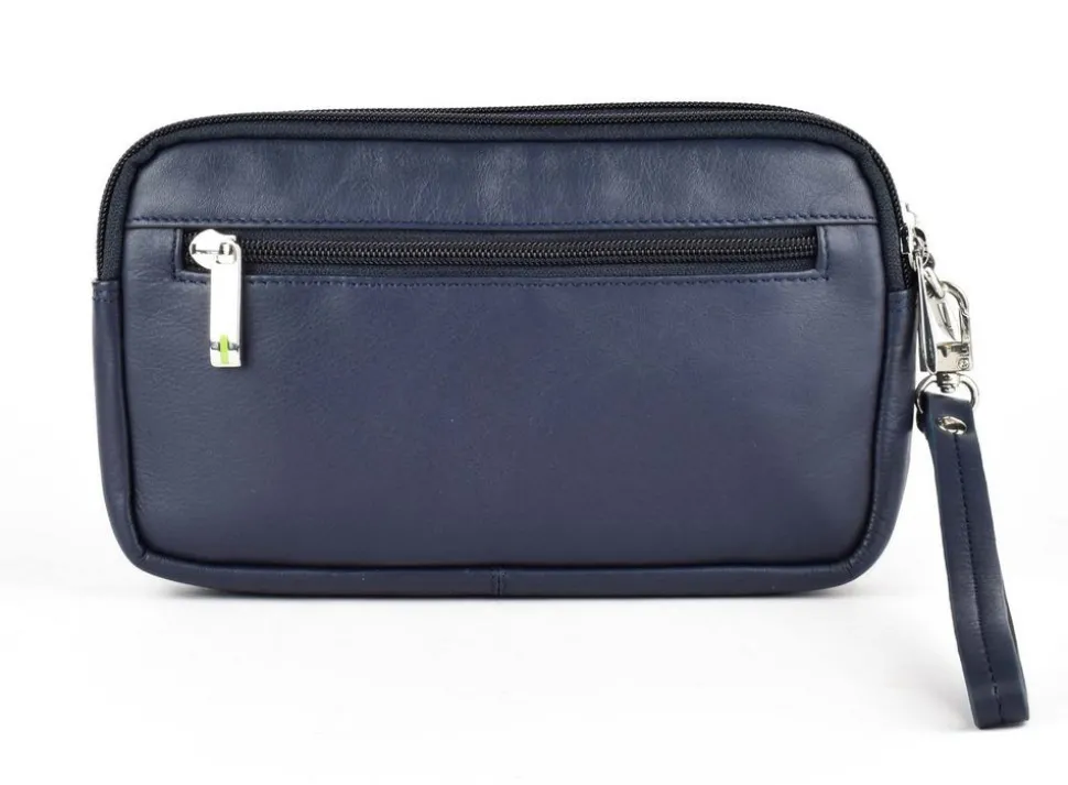 Borsa uomo a mano Acciaio 8482 Blu