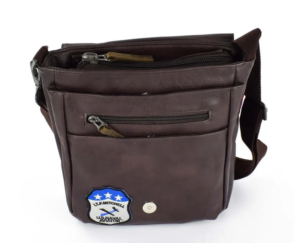 Borsa uomo Avirex Maverick 01 Marrone