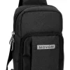 Borsa uomo monospalla Movom Trimmed Nero