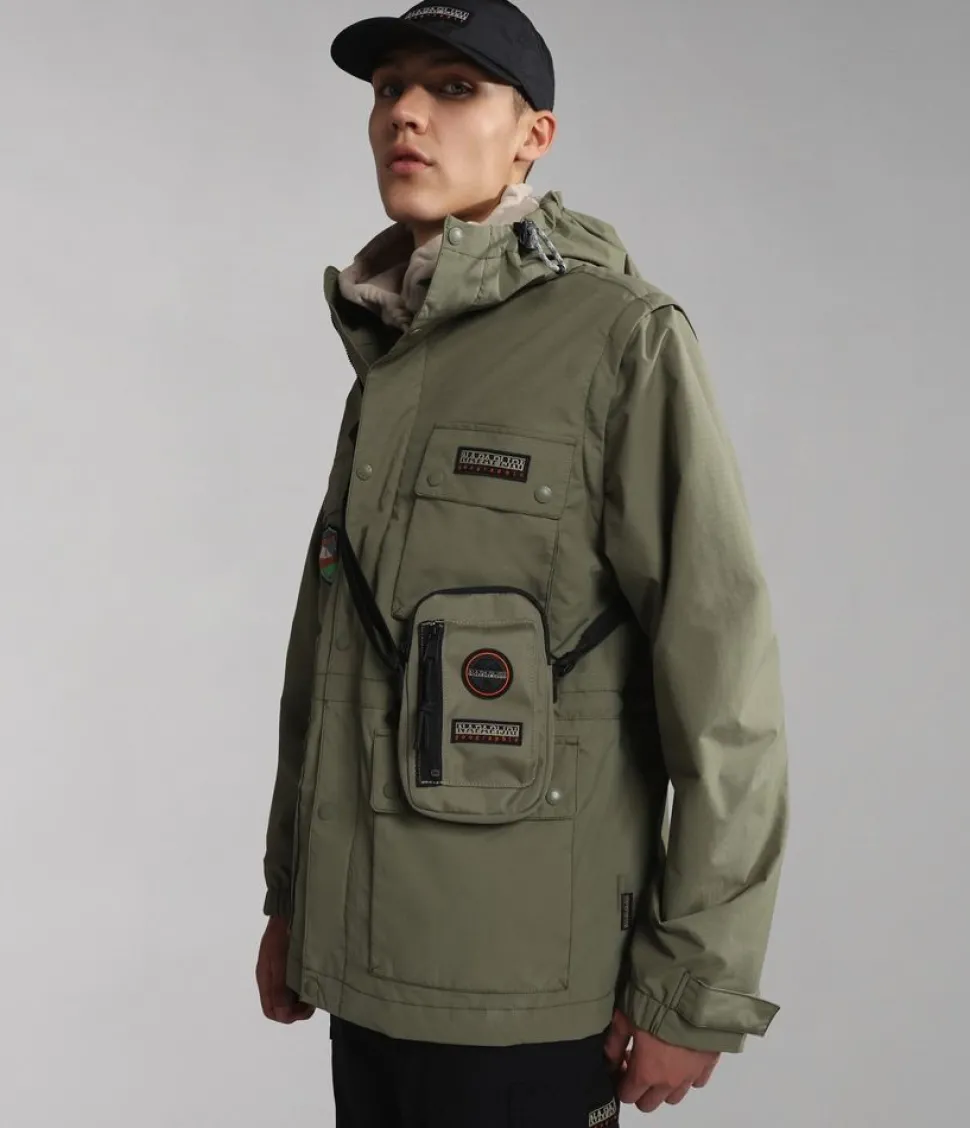 Borsa uomo Napapijri Voyage Crossover Green Lichen