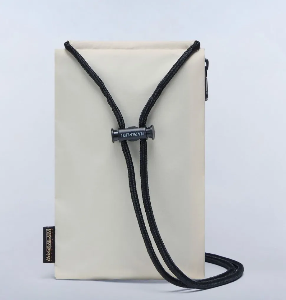 Borsa uomo piccola Napapijri Curver Beige Silver