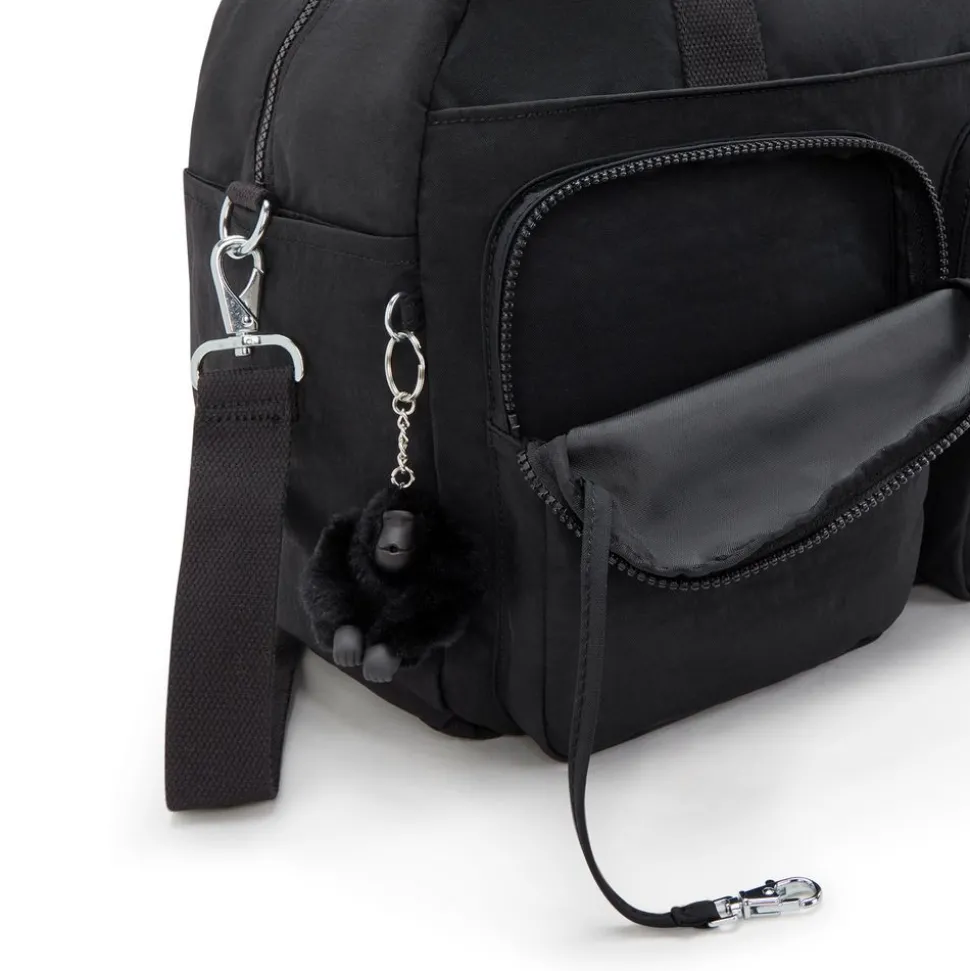 Borsone medio Kipling Defea XL Black Noir