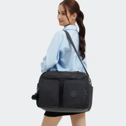 Borsone medio Kipling Defea XL Black Noir