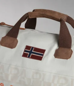 Borsone Napapijri Bering Beige Silver