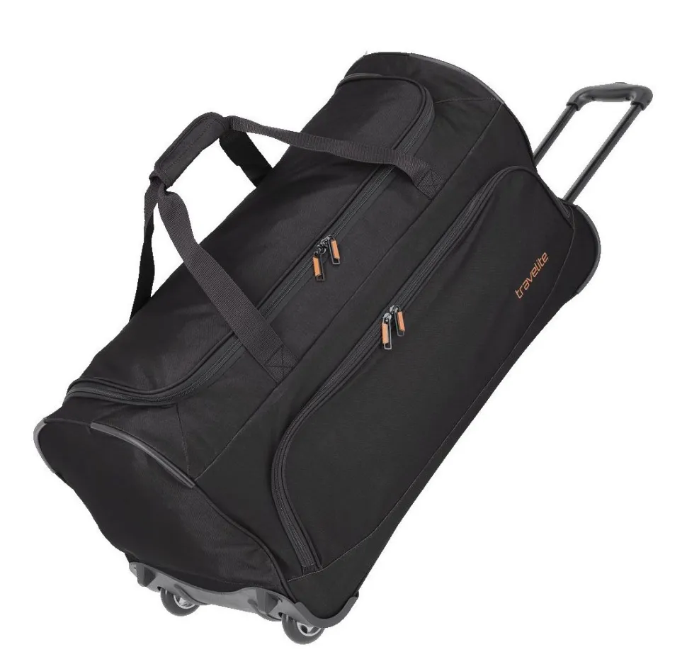 Borsone Trolley Travelite Basics M 96277 Nero