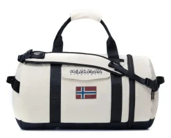 Borsone Zaino Napapijri Bering Travel Beige Silver