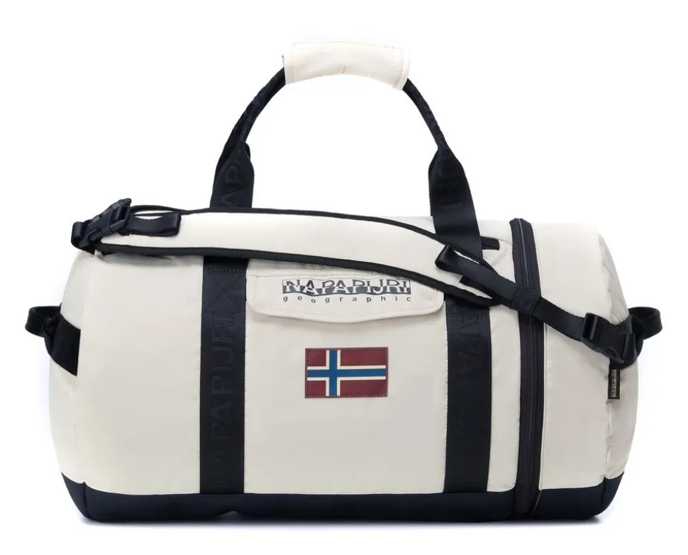Borsone Zaino Napapijri Bering Travel Beige Silver