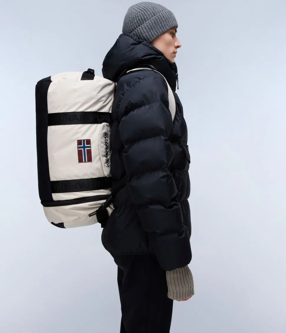 Borsone Zaino Napapijri Bering Travel Beige Silver