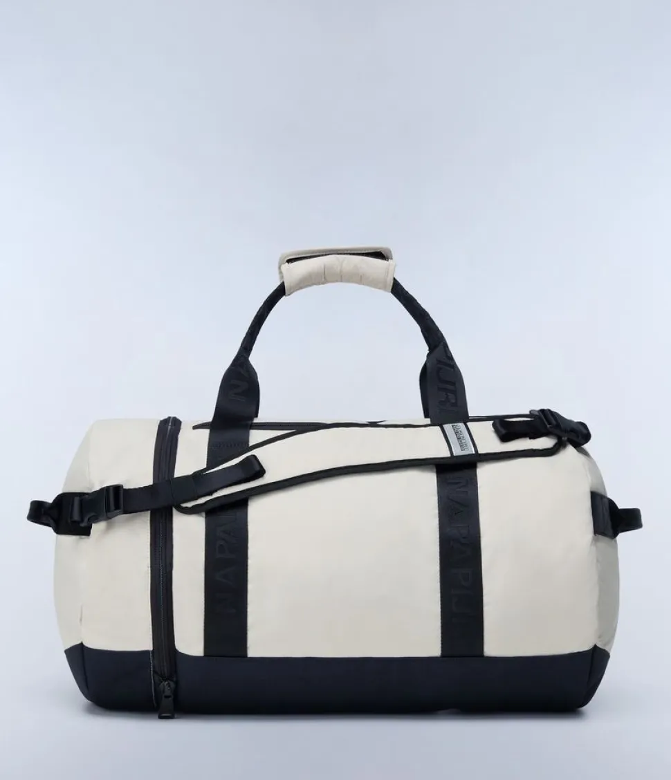 Borsone Zaino Napapijri Bering Travel Beige Silver