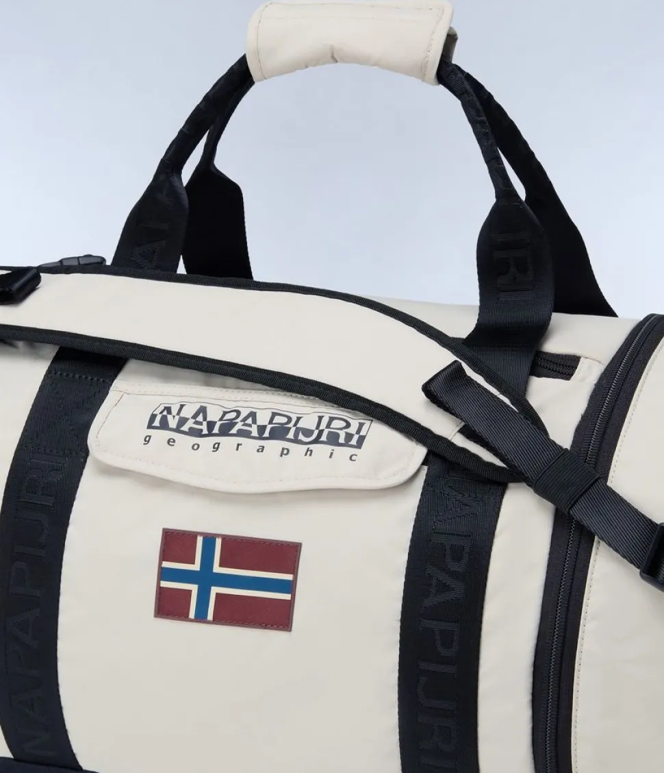 Borsone Zaino Napapijri Bering Travel Beige Silver