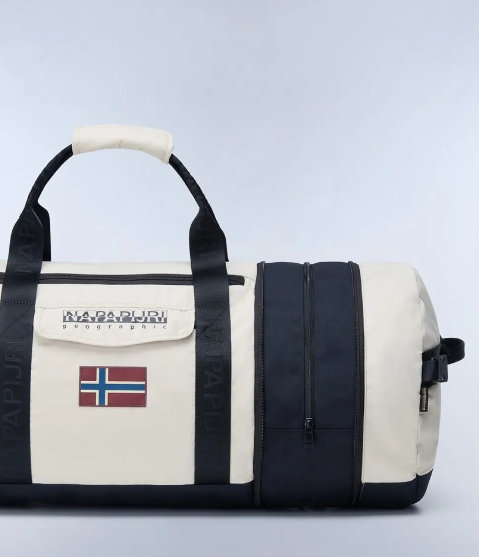 Borsone Zaino Napapijri Bering Travel Beige Silver