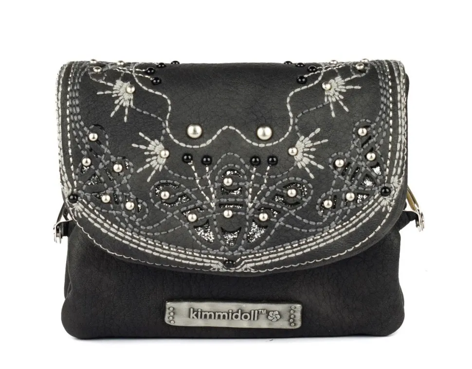 Bustina con patta Kimmidoll Ayana 33619-016 Nera