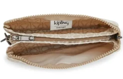 Bustina Kipling Creativity L Signature Beige
