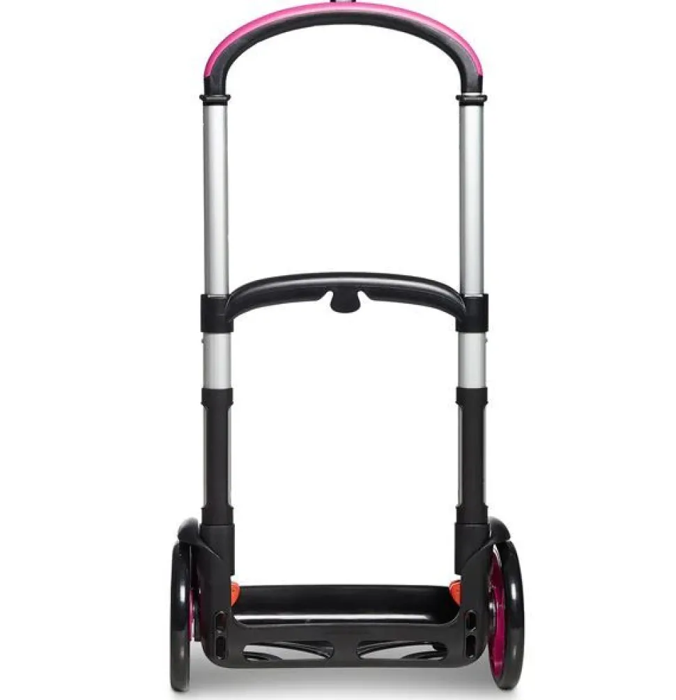 Carrello Trolley per zaino scuola Seven BE BOX Tyre Rosa