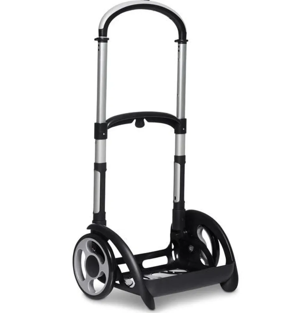 Carrello Trolley per zaino scuola Seven BE BOX Tyre Nero