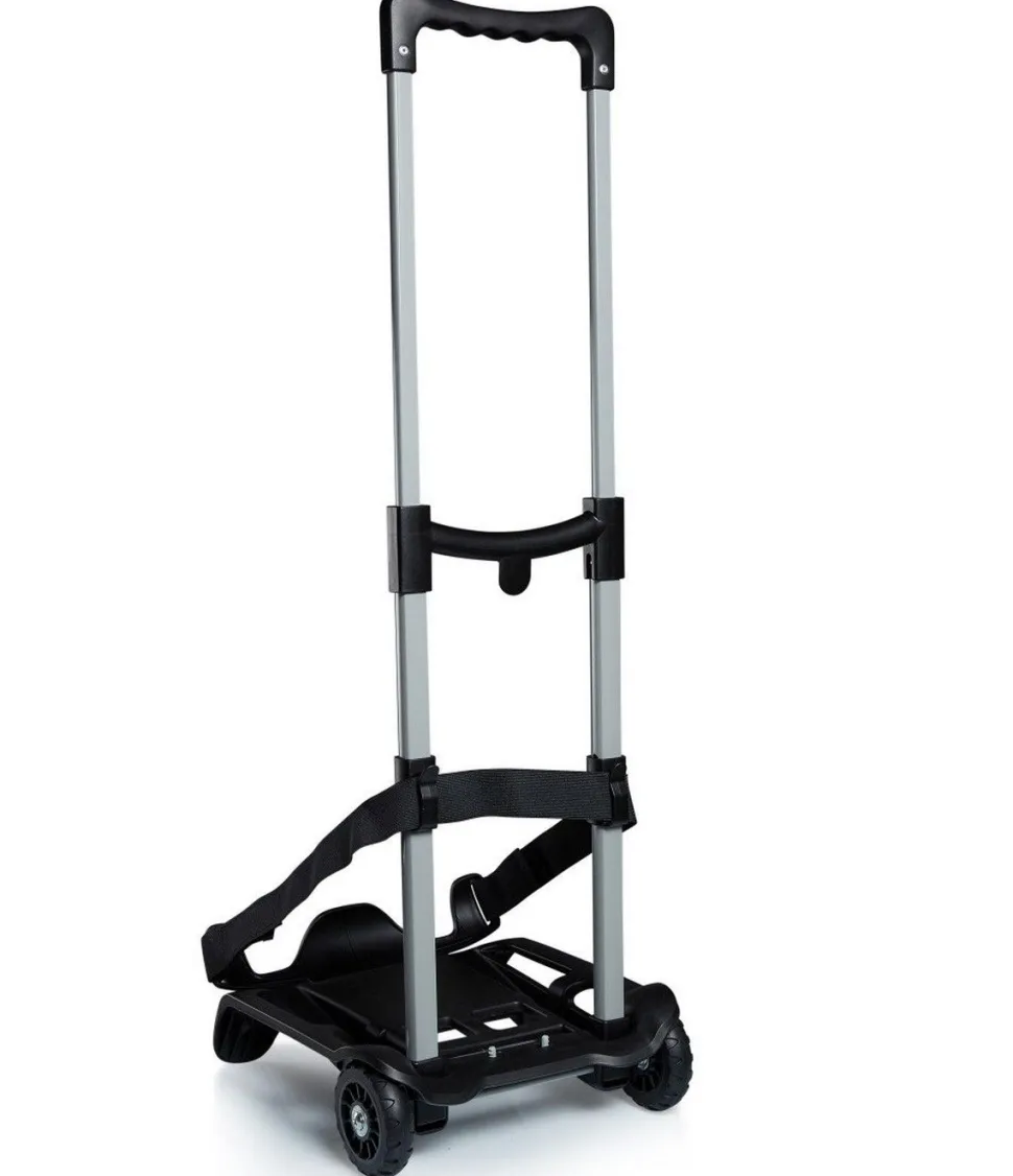 Carrello Trolley per zaino scuola Seven BE BOX Nero