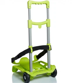 Carrello Trolley per zaino scuola Seven BE BOX Verde