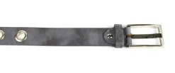 Cintura con borchie in pelle SIMPLYUP 1019 Grigia