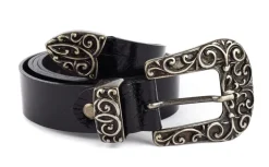 Cintura donna in pelle SIMPLYUP 1077 Nera