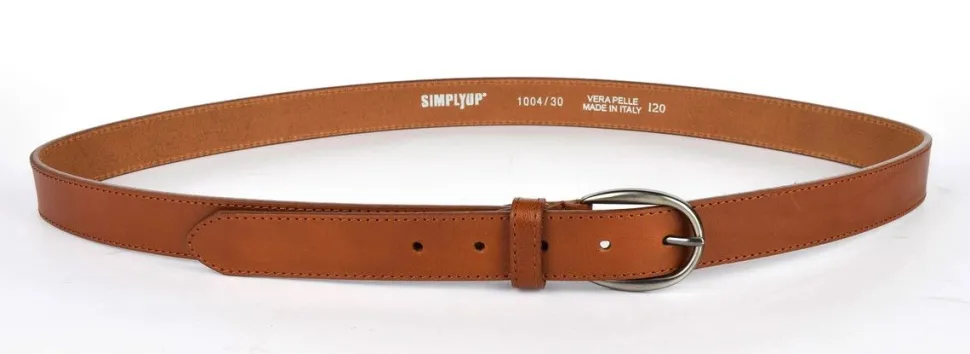 Cintura donna in pelle SIMPLYUP 1004 Cuoio