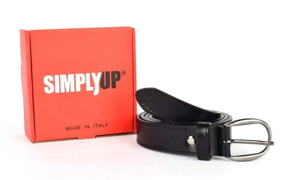 Cintura donna in pelle SIMPLYUP 1004 Nera