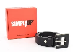 Cintura donna in pelle SIMPLYUP 1086 Nera