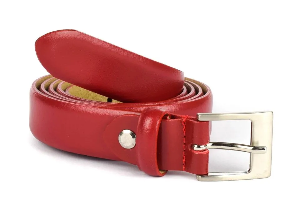 Cintura donna in pelle SIMPLYUP 1060 Rossa