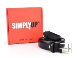 Cintura donna in pelle SIMPLYUP 1060 Nera