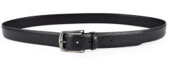 Cintura in pelle Emporio Cattani 06 Nera Carbonio