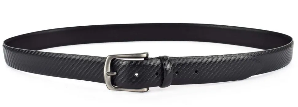 Cintura in pelle Emporio Cattani 06 Nera Carbonio