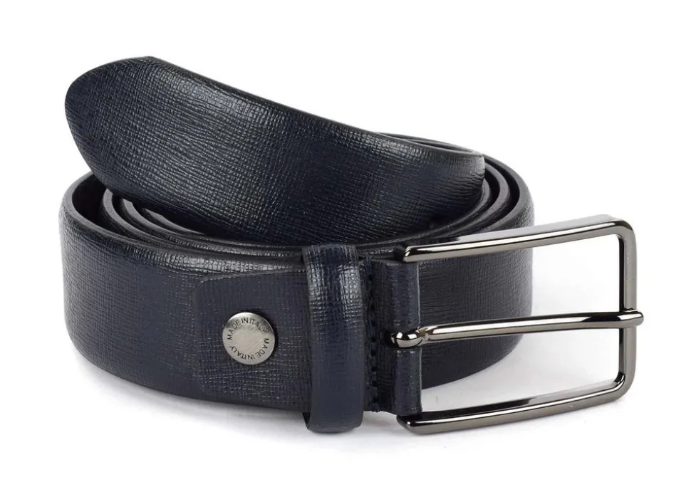Cintura in pelle Emporio Cattani 05 Blu