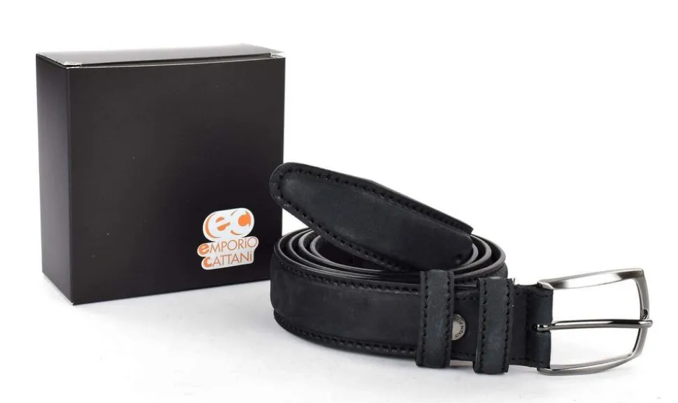 Cintura in pelle Emporio Cattani 04 Nera
